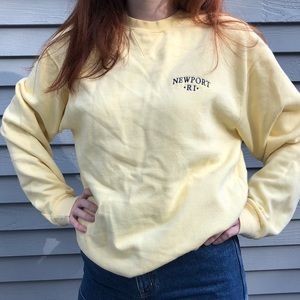 Yellow Newport Rhode Island Sweatshirt